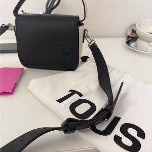 Tous Black and White Crossbody Bag